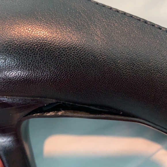 Etienne Aigner Narrow Black Heels - Picture 6 of 6